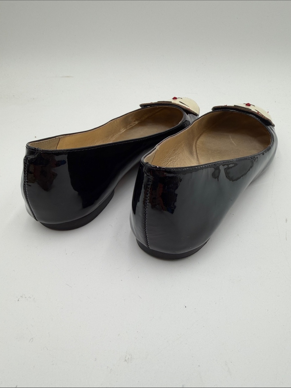 KATE SPADE sz8.5 Jimi Lucky Cat Ballet Flats Hello Tokyo EUC - Picture 4 of 11